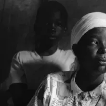 Mukantabana Bernadette, Safari Bernard, Hatungimana Egide, photographiés au Rwanda par Michel Bührer